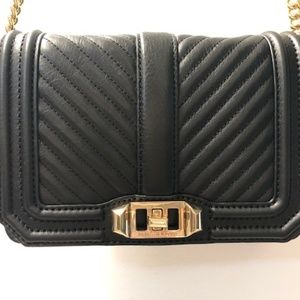 Rebecca Minkoff Chevron Quilted Love Crossbody